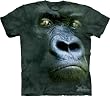 The Mountain Silverback Portrait Gorilla Ape Short Sleeve Tee T-shirt