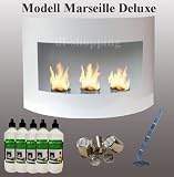 Gelkamin Modell Marseille Deluxe Weiss