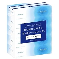 エリエール +Water プラスウォーター 180W 5箱パック