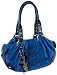 Juicy Couture Velour Queens Jeweled Fluffy Bag Purse Vivid