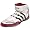 Metallic Silver/Maroon/Black