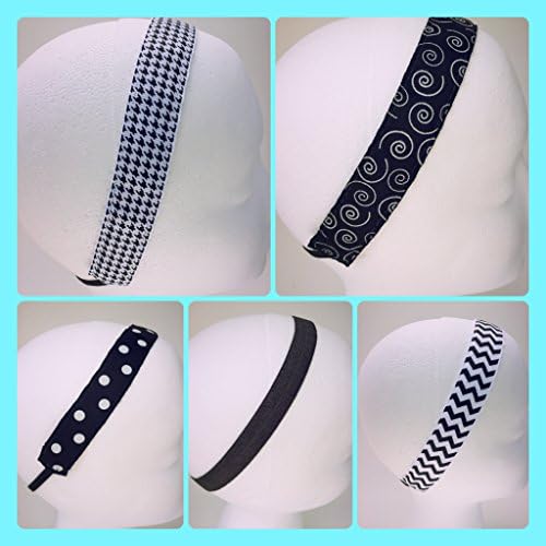 Headbands for Women and Girls Cute, NON SLIP, Stay-put &amp; Durable (Back in Black)