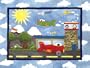 Art 4 Kids "Ready For Take Off" Mounted Art Print, 24"x18"