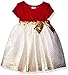 Blueberi Boulevard Baby Girls' Velvet Holiday Dress, Red, 3/6 Months