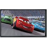 MaxStar Screens Premier 106" 16:9 Fixed Frame Projector Screen w/ Black Velvet Frame Gray Color Fabric High Contrast