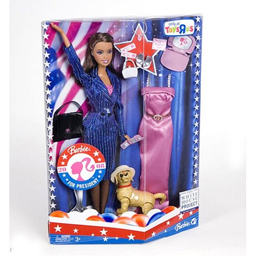 Childrens Toyshop  Toys : Barbie for President 2008