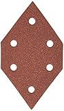 PORTER-CABLE 767601205 120 Grit Diamond-Shaped Hook & Loop Profile Sanding Sheets (5-Pack) [並行輸入品]