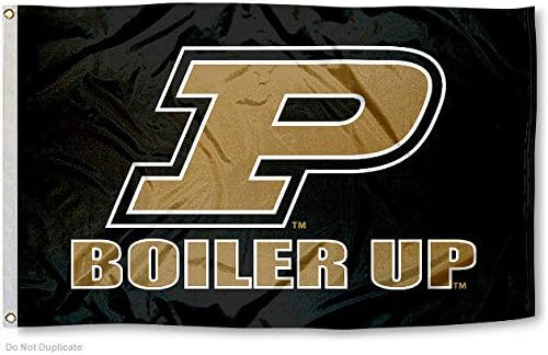 Purdue University Boiler Up Flag Large 3x5