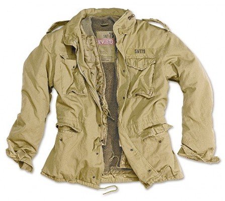 M65 Jacke Regiment Vintage gewaschen -beige/sand-