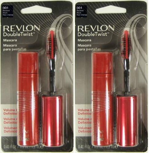 Revlon Double Twist Mascara 001 BLACKEST BLACK (PACK OF 2)