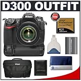 Nikon D300 Digital SLR Camera with Nikon 18-135mm AF-S DX Lens + MB-D10 Battery Grip + Lexar Pro 4GB CompactFlash Card + EN-EL3e Battery + Case + Cameta Bonus Accessory Kit