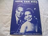 VAYA CON DIOS LARRY RUSSELL 1953 SHEET MUSIC FOLDER 443 SHEET MUSIC