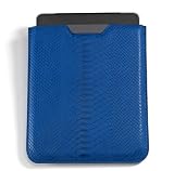Genuine Embossed Full Grain Italian Leather Soft Line Apple iPad Protective Sleeve
