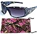 VertX Women's Camouflage Sunglasses Rhinestone Hunting Fishing Outdoor