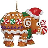 Westland Giftware Elephant Parade Resin Ornament in Tin Window Box, Gingerphant, 2.5-Inch