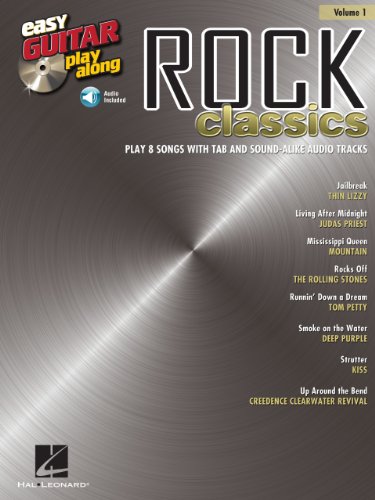 Rock Classics Songbook: Easy Guitar Play-Along Volume 1