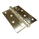 クマモト ステンレス義星丁番リング入 2.0×102×76 2枚セット 金色 STR-11