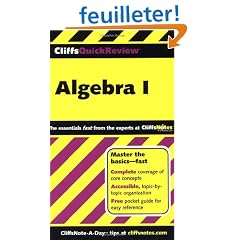 Cliffsquickreview Algebra I