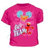KIDS Sesame Street - Go Team T-shirt, Raspberry