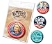 Marsh Enterprises - 4-Pack Hillary Clinton Tim Kaine Pin Buttons - 2016 with Modern Photo Jugate and Signature