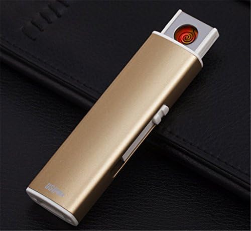Electric Arc Lighter - Windproof Dual Arc Plasma Lighter - USB Rechargeable Dual Pulse Electronic Lighter - Flameless Plasma Beam Lighter