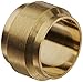 Legris 0124 08 00 Brass Compression Tube Fitting, Sleeve, 8 mm Tube OD