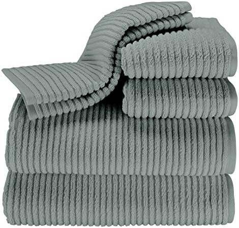 Top Luxury Super Soft 100% Combed Staple Turkish Cotton 6 Piece Bath Towel Set Free Shipping