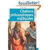 Citations philosophiques expliqu�es