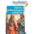 Citations philosophiques expliqu�es