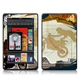 Motocross Design Protective Decal Skin Sticker for Amazon Kindle Fire (7 inch Color Multi-Touch Display)
