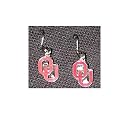 University of Oklahoma Sooners - Pewter OU Logo Dangle Earrings