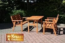 Gartenm&ouml;bel Sitzgruppe Set 4-tlg. aus Kiefernholz
