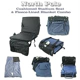 Stadium Seat & Blanket Combo - Blue