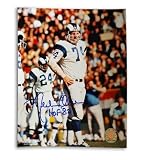 Merlin Olsen Hand Signed Rams 8x10 Photo