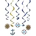 Cruise Ship Whirls Party Accessory (1 count) (5/Pkg)
