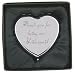 Engraved Bridesmaid Heart Compact Hand Mirror with Gift Box!