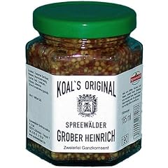 Koals Grober Heinrich (zweierlei Ganzkornsenf; 158 ml)
