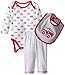 Rene Rofe Baby Baby-Boys 3 Piece Fireman Pant Set With Bodysuit and Bib