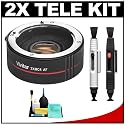 Vivitar 2x Teleconverter (4 Elements) + Accessory Kit for Sony Alpha A100, A200, A230, A300, A330, A350, A380, A500, A550, A580, A700 & A900 Digital SLR Cameras