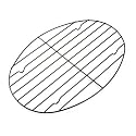 Fox Run 8-3/8 x 11-5/8-Inch Nonstick Oval Roasting/Cooling Rack