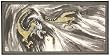 Best Last Minute Gift Idea Father Brother Husband Boy Friend - Dragon in Clouds Asian Art Wall Screen Painting - 3 Sizes