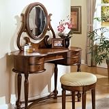 ACME Furniture Walnut Bedroom Vanity Set - ACM394 Review