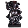 Dark Cherry Finish Dancing Ganesh Statue