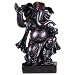 Dark Cherry Finish Dancing Ganesh Statue