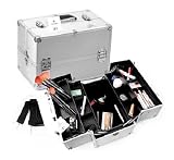 SHANY Silver Aluminum Makeup Case, 4 Pounds