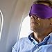 Allstarry Pure Silk Sleep Eye Mask for Travel, Shift Work, Meditation - One Size & Unisex, Purple