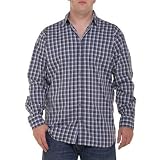 Jupiter - Chemise carreaux - Grandes Tailles - Homme - Bleu