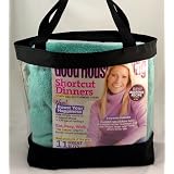 Clear Tote Bag with Interior Pocket and Zipper Closure (Black)