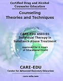CARE-EDU AS03:01 Individual Therapy in Substance Abuse Treatment