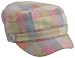 D&Y Women's Multi Color Check Cadet Hat photo